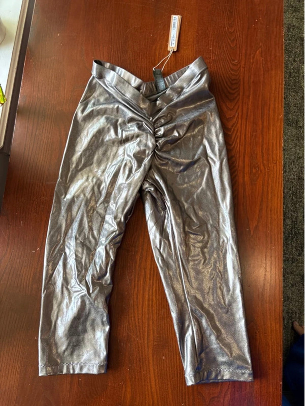Skims Metallic Swim Capris. XS. NWT!